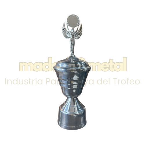 Imagen de Copa de metal con tapa - M5.280